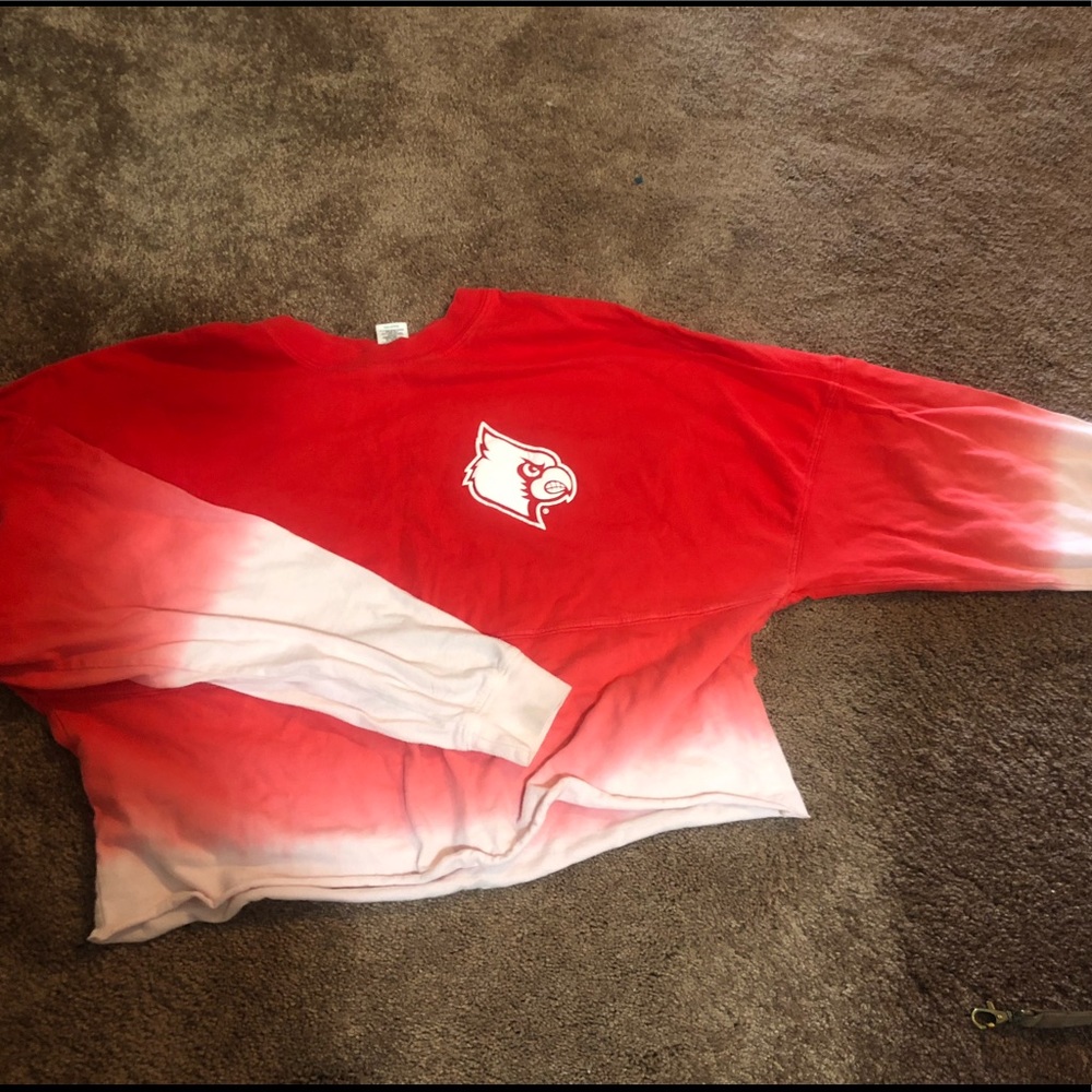 University of Louisville cropped long sleeve